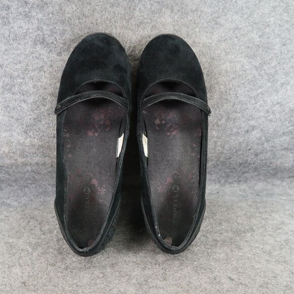 Merrell Shoes Womens 8 Wedge Mary Jane Slip On Leather Petunia Comfort Fashion - Picture 6 of 15